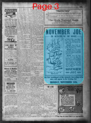 Page thumbnail for The Ocala Evening Star