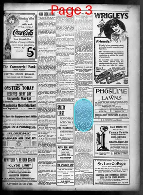 Page thumbnail for The Ocala Evening Star