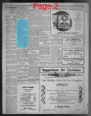Page thumbnail for The Ocala Evening Star