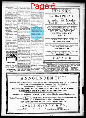 Page thumbnail for The Ocala Evening Star