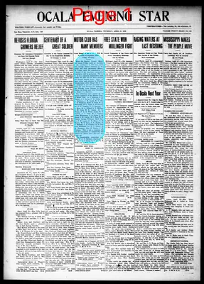 Page thumbnail for The Ocala Evening Star