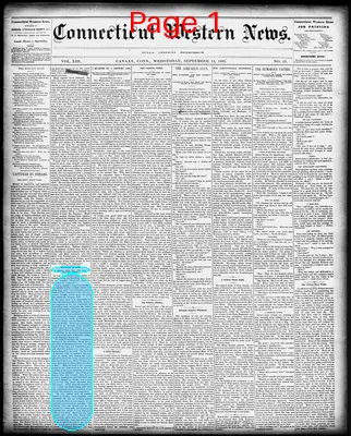 Page thumbnail for Connecticut Western News