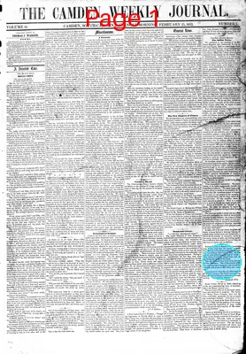 Page thumbnail for The Camden Weekly Journal