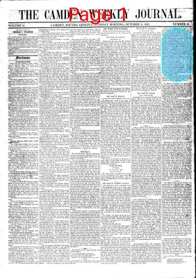 Page thumbnail for The Camden Weekly Journal
