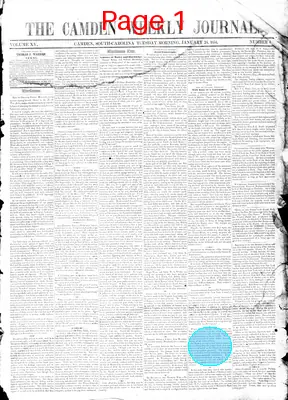 Page thumbnail for The Camden Weekly Journal
