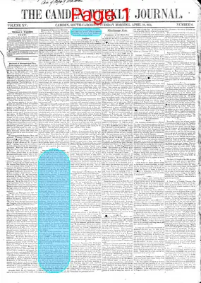 Page thumbnail for The Camden Weekly Journal