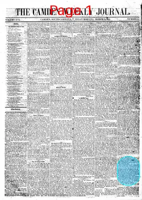 Page thumbnail for The Camden Weekly Journal