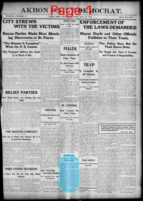 Page thumbnail for Akron Daily Democrat
