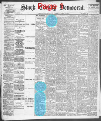 Page thumbnail for The Stark County Democrat