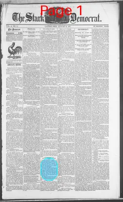 Page thumbnail for The Stark County Democrat