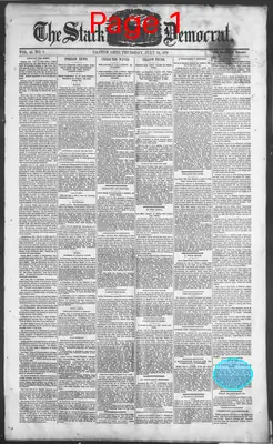 Page thumbnail for The Stark County Democrat