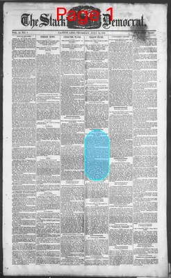 Page thumbnail for The Stark County Democrat