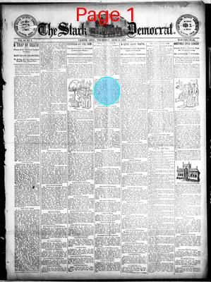Page thumbnail for The Stark County Democrat