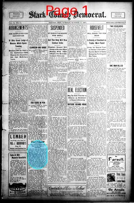 Page thumbnail for The Stark County Democrat
