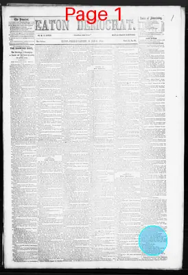 Page thumbnail for Eaton Democrat
