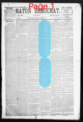 Page thumbnail for Eaton Democrat