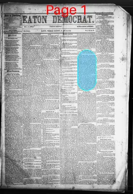 Page thumbnail for Eaton Democrat
