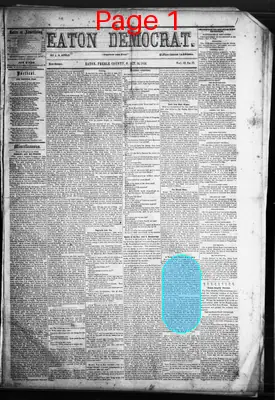 Page thumbnail for Eaton Democrat