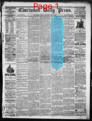 Page thumbnail for Cincinnati Daily Press