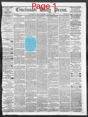Page thumbnail for Cincinnati Daily Press