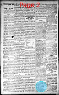 Page thumbnail for The National Republican And Cincinnati Daily Mercantile Advertiser