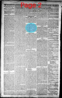 Page thumbnail for The National Republican And Cincinnati Daily Mercantile Advertiser