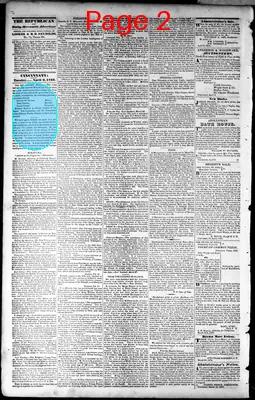 Page thumbnail for The National Republican And Cincinnati Daily Mercantile Advertiser