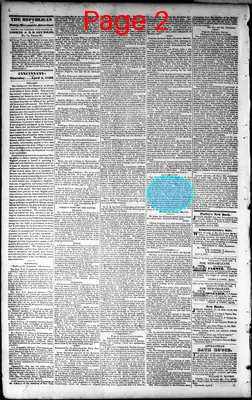 Page thumbnail for The National Republican And Cincinnati Daily Mercantile Advertiser