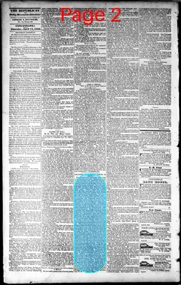 Page thumbnail for The National Republican And Cincinnati Daily Mercantile Advertiser