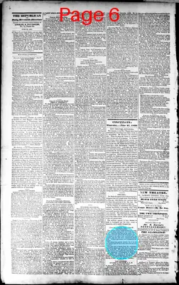 Page thumbnail for The National Republican And Cincinnati Daily Mercantile Advertiser