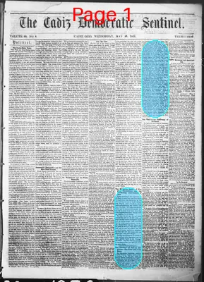 Page thumbnail for The Cadiz Democratic Sentinel