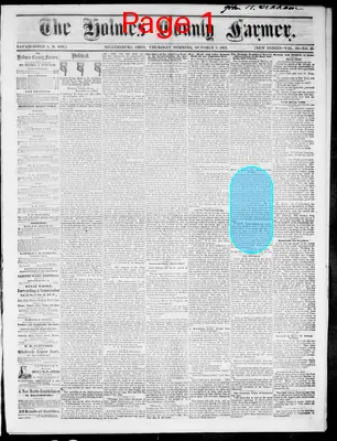 Page thumbnail for Holmes County Farmer