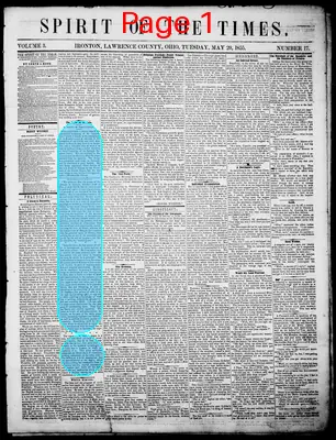 Page thumbnail for Spirit Of The Times