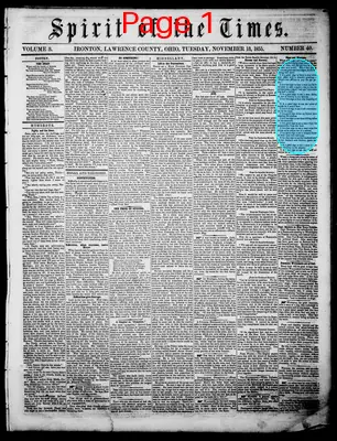Page thumbnail for Spirit Of The Times
