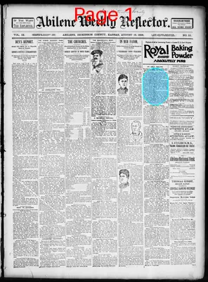 Page thumbnail for Abilene Weekly Reflector