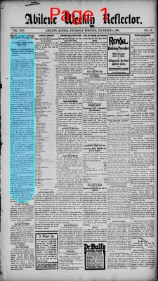 Page thumbnail for Abilene Weekly Reflector