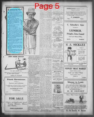 Page thumbnail for The Hays Free Press