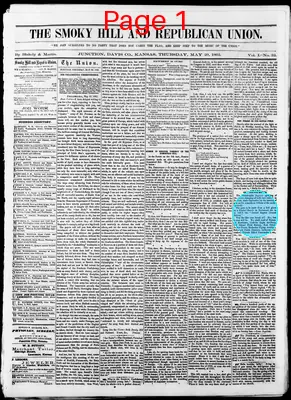 Page thumbnail for The Smoky Hill And Republican Union