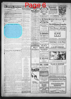 Page thumbnail for Albuquerque Morning Journal