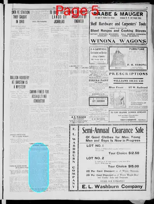 Page thumbnail for Albuquerque Morning Journal