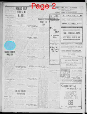 Page thumbnail for Albuquerque Morning Journal