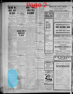 Page thumbnail for Albuquerque Morning Journal
