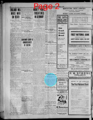 Page thumbnail for Albuquerque Morning Journal