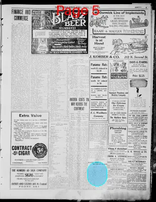 Page thumbnail for Albuquerque Morning Journal