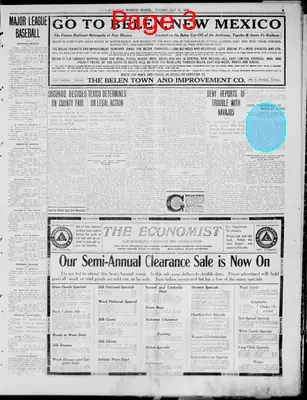 Page thumbnail for Albuquerque Morning Journal