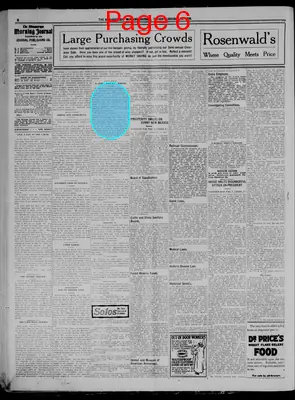Page thumbnail for Albuquerque Morning Journal