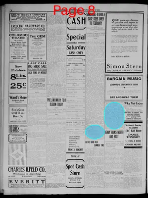 Page thumbnail for Albuquerque Morning Journal