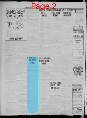 Page thumbnail for Albuquerque Morning Journal