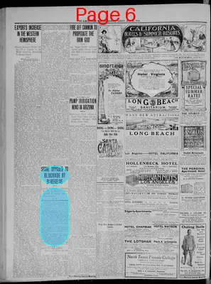 Page thumbnail for Albuquerque Morning Journal