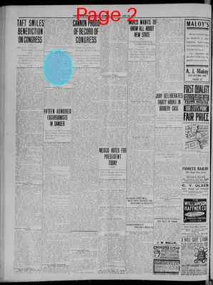 Page thumbnail for Albuquerque Morning Journal